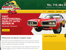 Tablet Screenshot of davesexpertauto.com